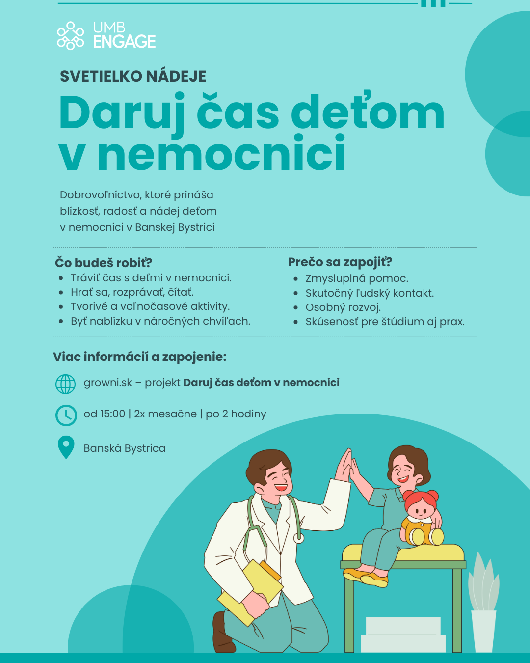 Daruj čas deťom v nemocnici: Keď bl&iacute;zkosť pom&aacute;ha zvl&aacute;dnuť n&aacute;ročn&eacute; dni