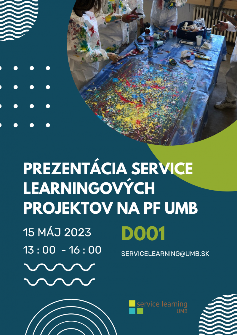 Prezent&aacute;cie service learningov&yacute;ch projektov na PF UMB