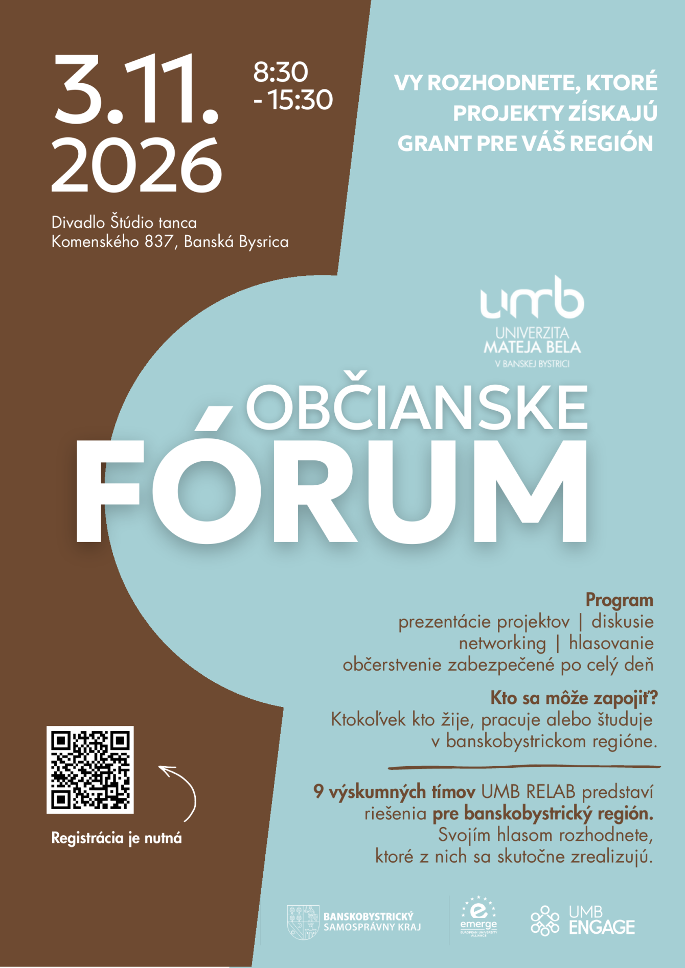 Občianske f&oacute;rum 2026 
